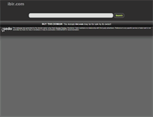Tablet Screenshot of ibir.com